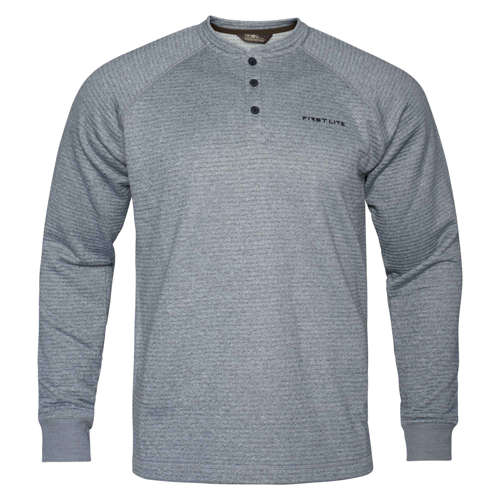 ThermaGrid Merino Wool Henley